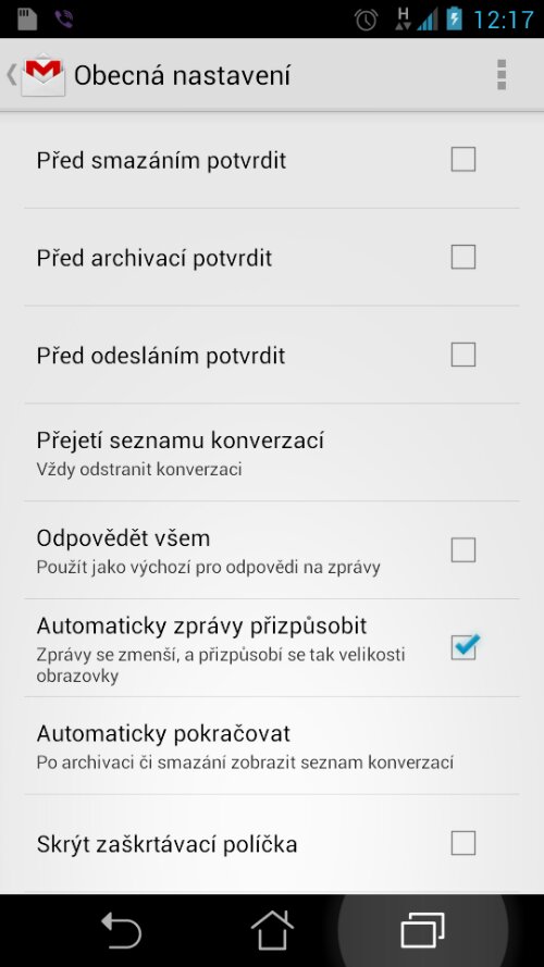 Tip pro Android – smazání mailu přímo z notifikací