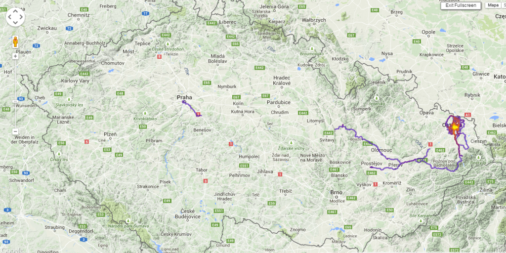 Prvních letošních 1900 km na kole